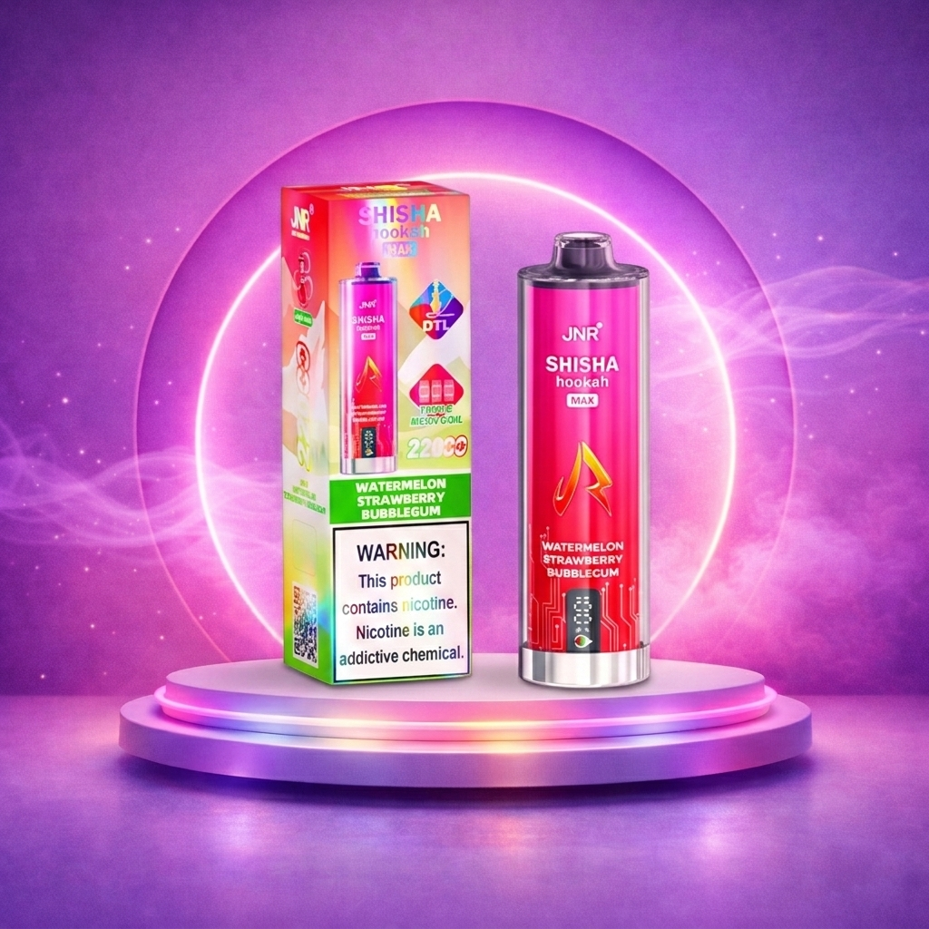 JNR Shisha Hookah Max 22K Vaper Desechable Cigarrillo Electrónico Puff Caladas