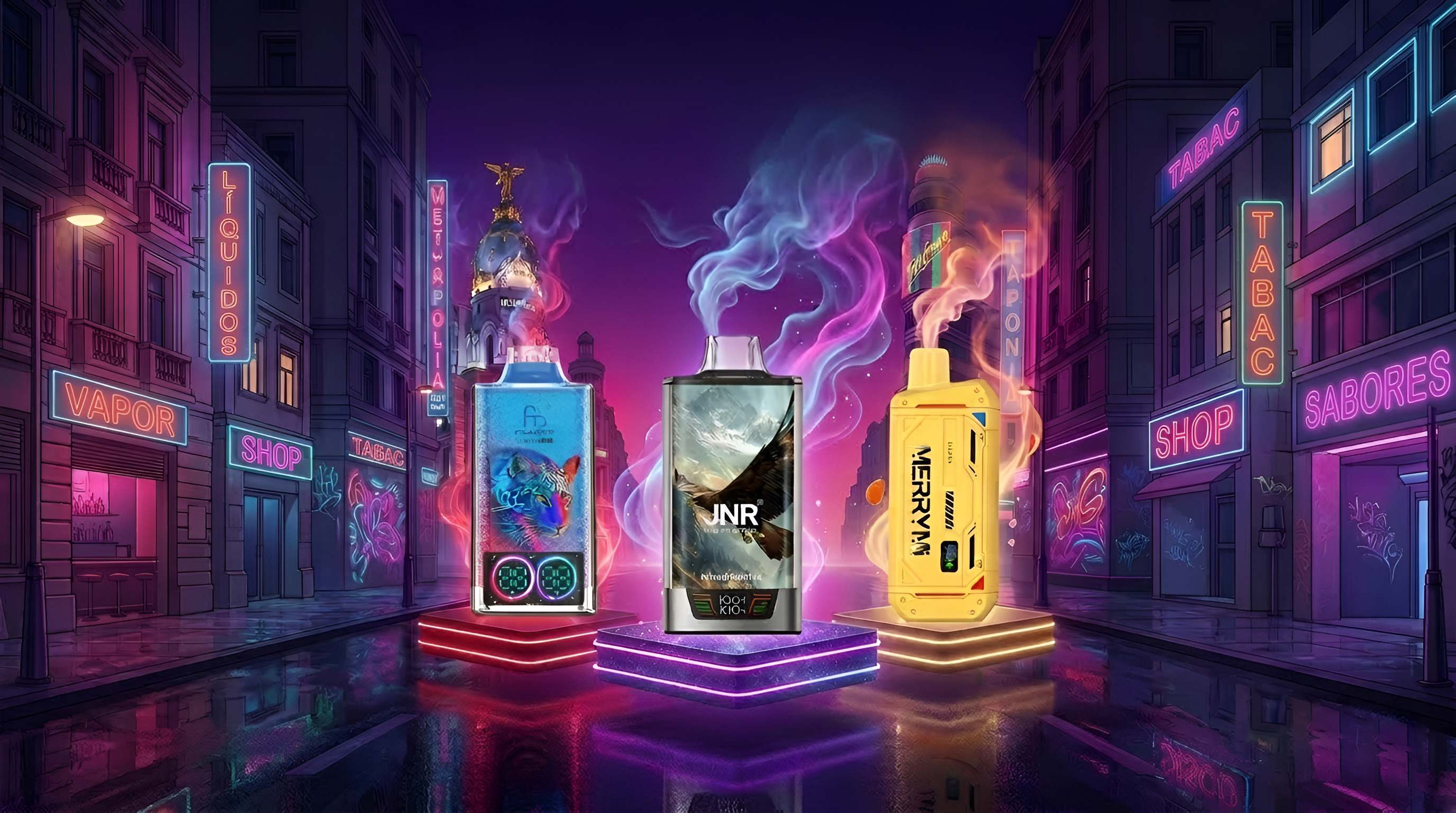 Vaper Desechable Cigarrillo Electrónico Muchas Caladas Con Nicotina Puff