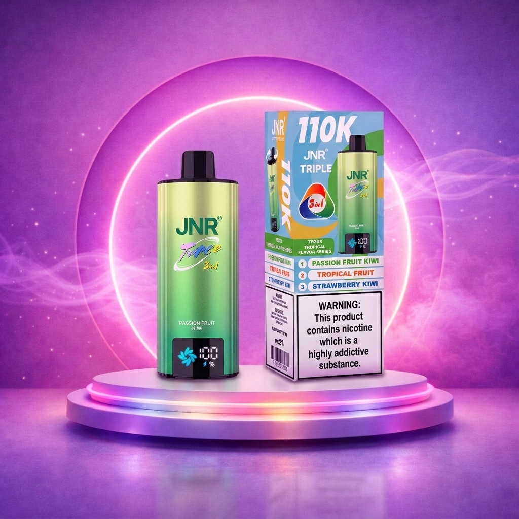 JNR Triple 110K Vaper Desechable Cigarrillo Electrónico Puff Sabores Vaper Caladas